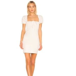 ASTR the Label Nina Front Tie Elasticized Dress